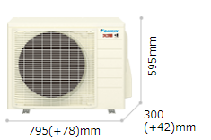 2.2～4.0（100V）kW カラー：ホワイト（5Y 7.5/1）